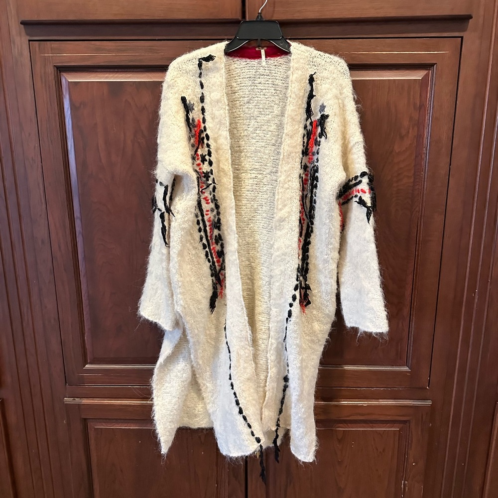Free people longer length cardigan sz S